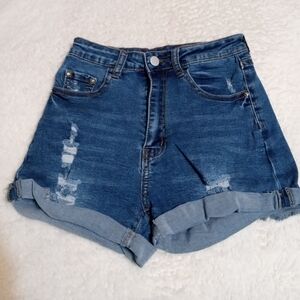 Blue jean shorts Shien